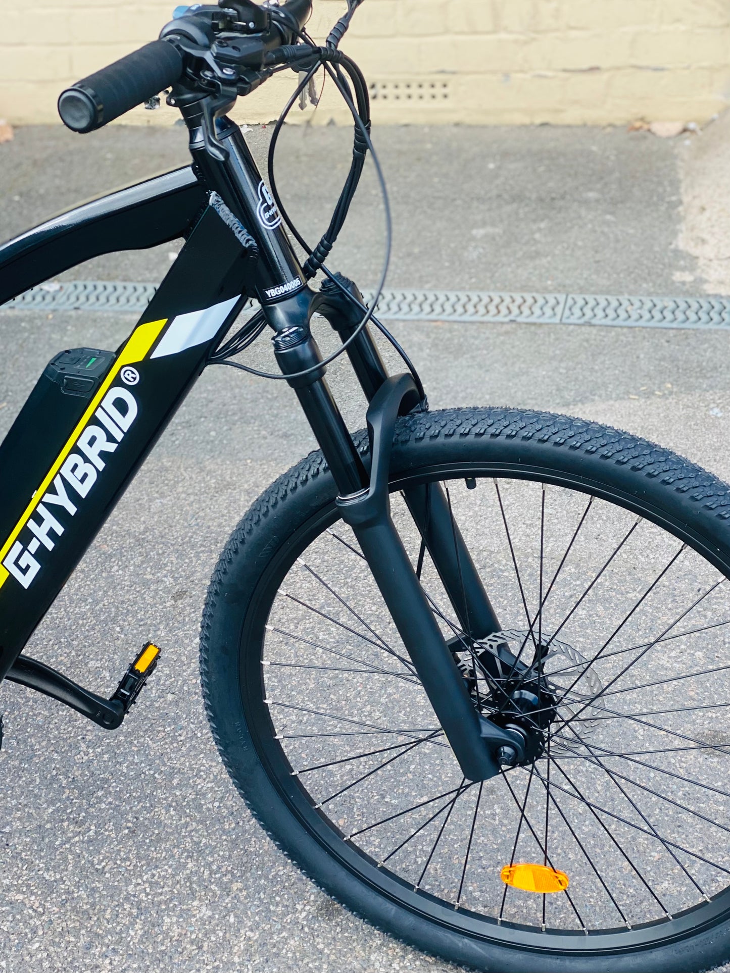 Mountain E-bike 27.5 inch Alloy G-Hybrid Windwheel Black LK
