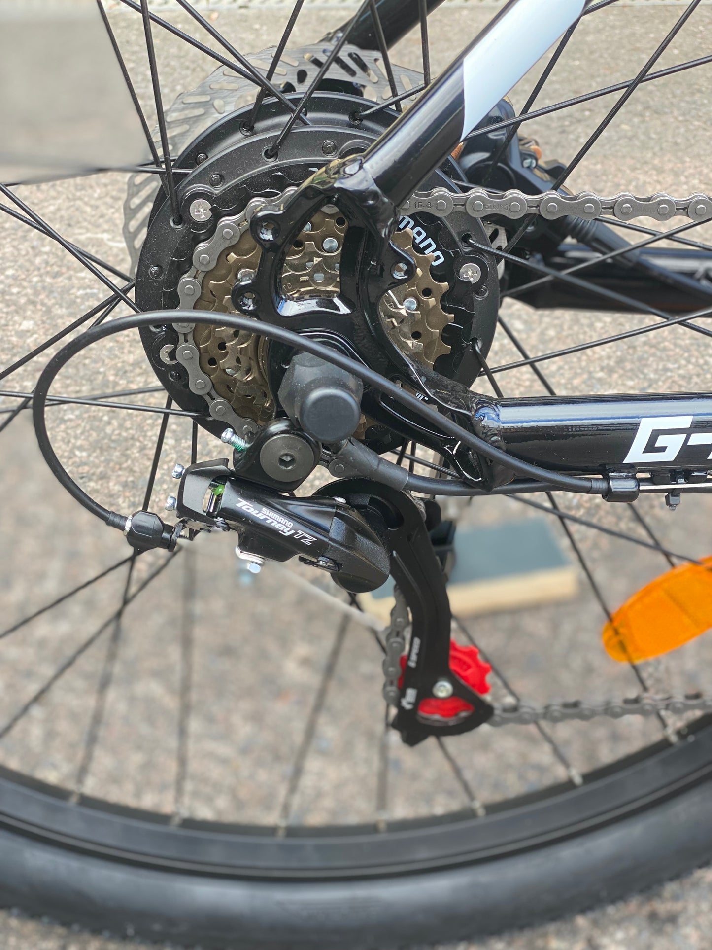Mountain E-bike 27.5 inch Alloy G-Hybrid Windwheel Black LK