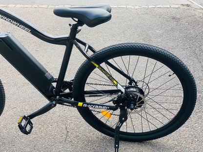 Mountain E-bike 27.5 inch Alloy G-Hybrid Windwheel Black LK