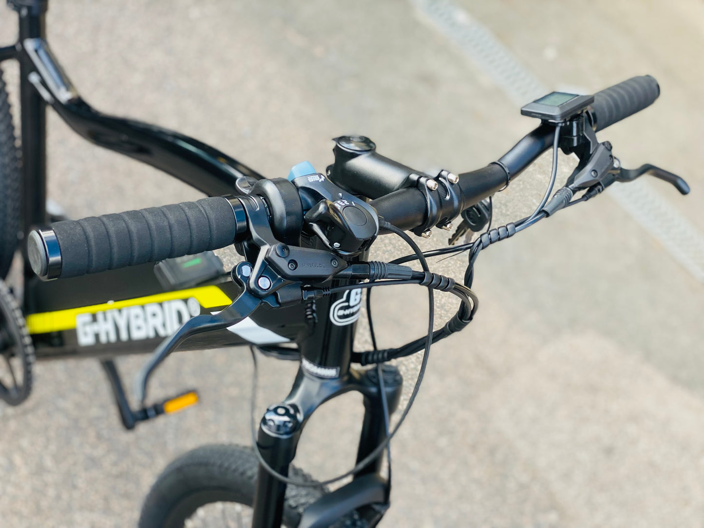Mountain E-bike 27.5 inch Alloy G-Hybrid Windwheel Black LK