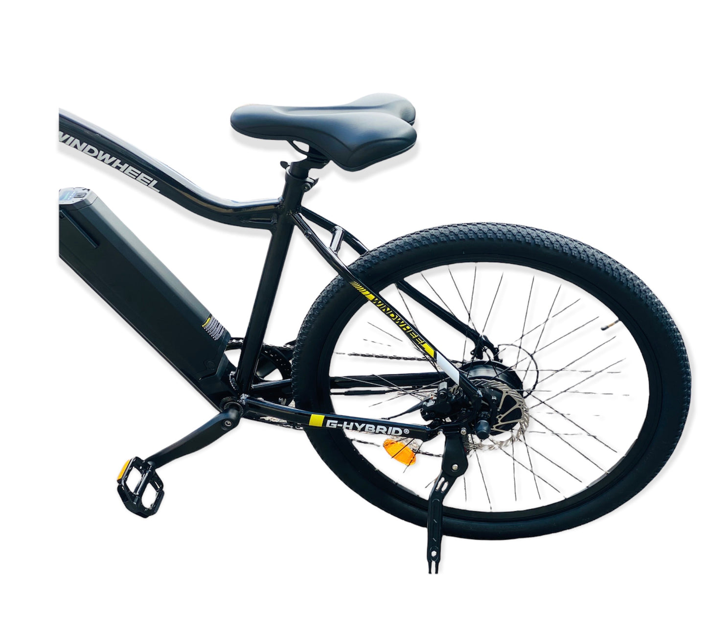 Mountain E-bike 27.5 inch Alloy G-Hybrid Windwheel Black LK