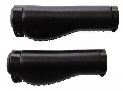 M-Wave Ergonomic Lock Grips, 130 mm, Black